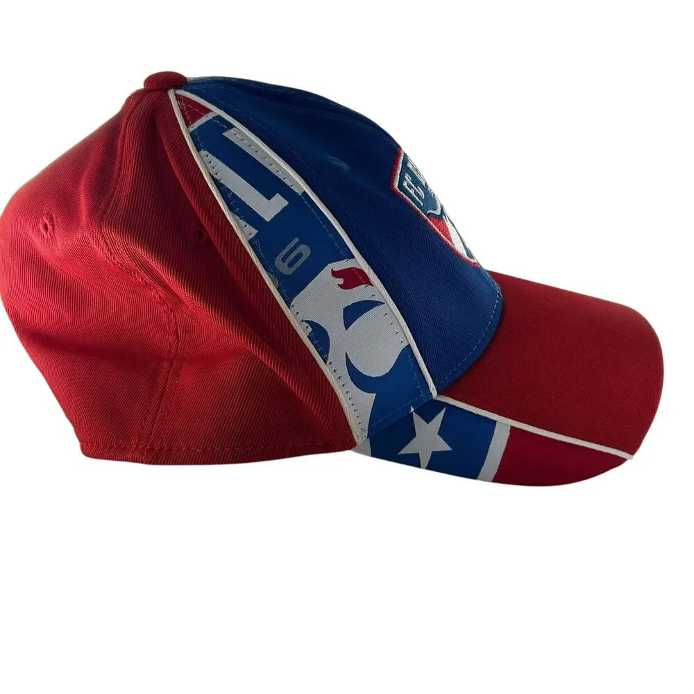 FC Dallas 96 MLS Adidas Small/Medium Adult Fitmax 70 Hat Cap‎ Blue/Red/White